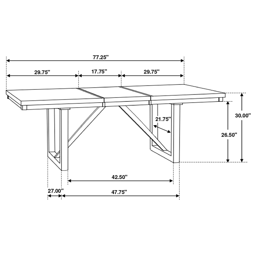 Holloway - Dining Set With Extension Leaf