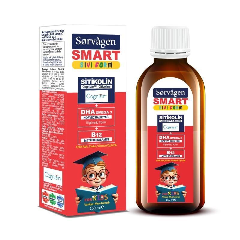 Sorvagen Smart Kids Liquid Form Citicoline 150 ml
