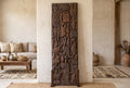 71" Tall Nupe Artisanal Carved Door