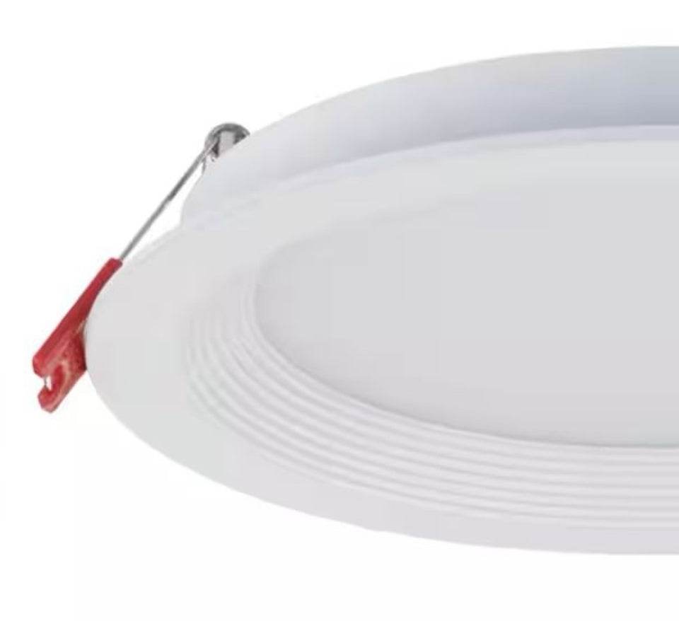 Brand New Commercial Electric Elite Series 6 in. LED DuoBright, 3-Level Lumen Select, Baffle Canless Recessed Light, Adjustable CCT