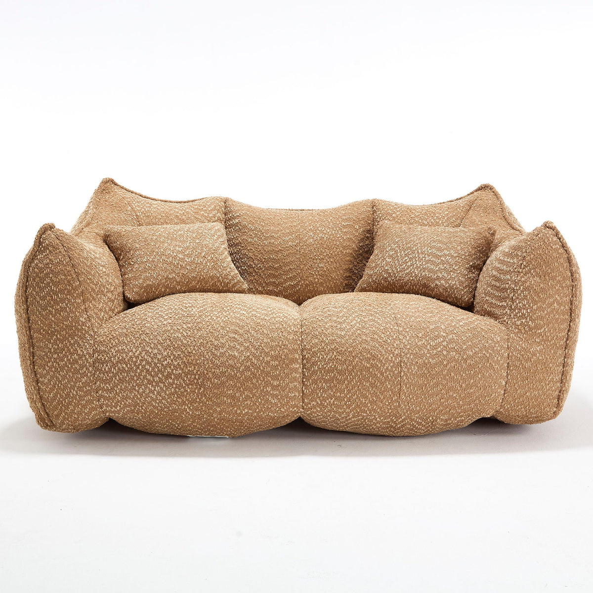 Comfortable Dual Beanbag Chair With High Resilience Foam Core For 2 People