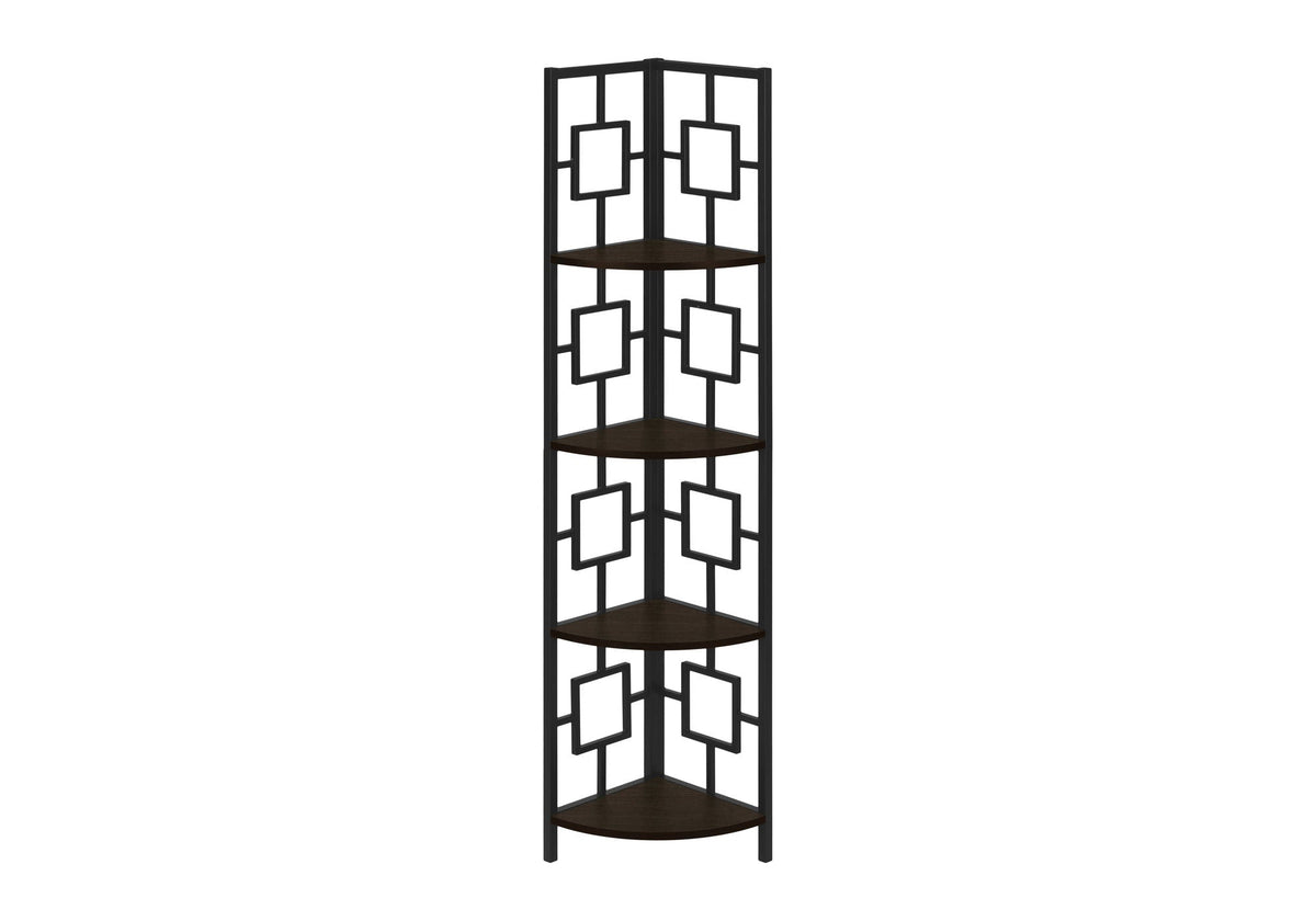 4 Tier Corner Bookshelf - Contemporary & Modern