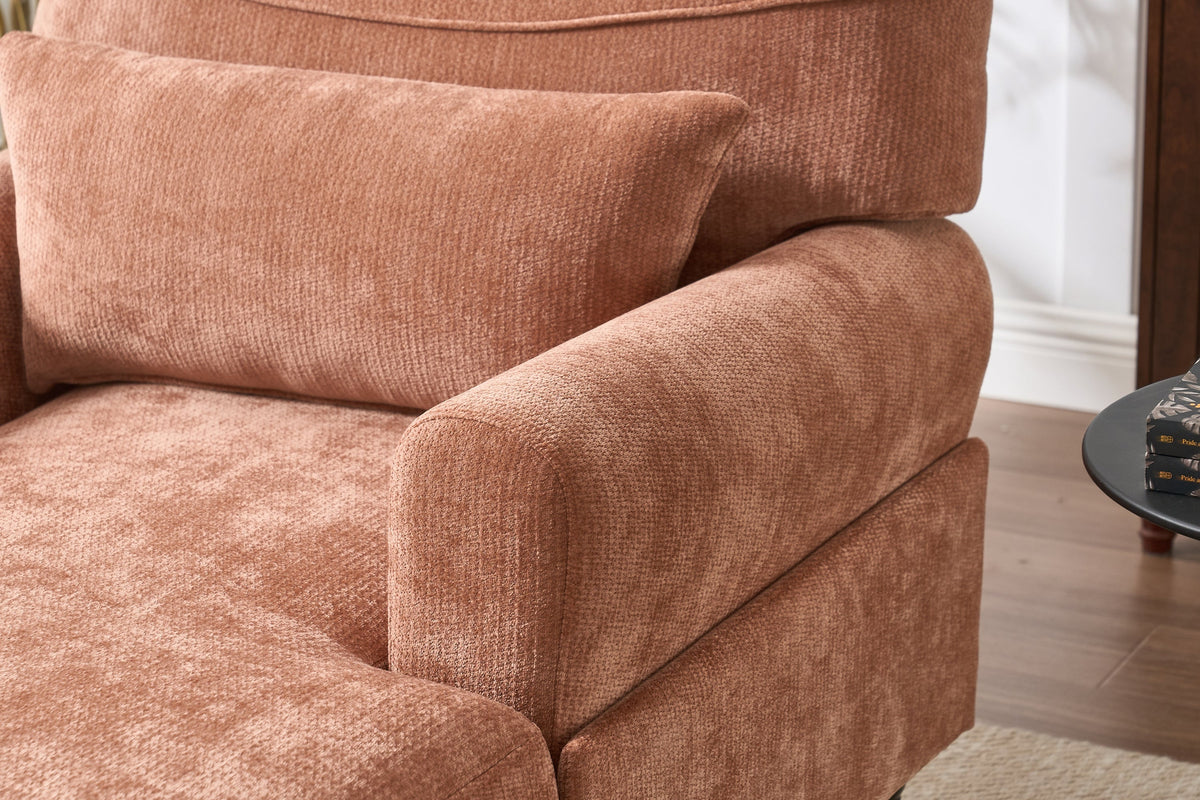 Modern Chaise Lounge Upholstered Indoor Recliner Sofa