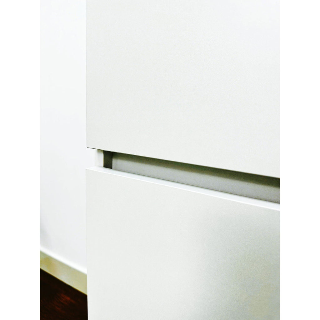 Elise - Slim Modular Closet Cabinet With Drawers - White
