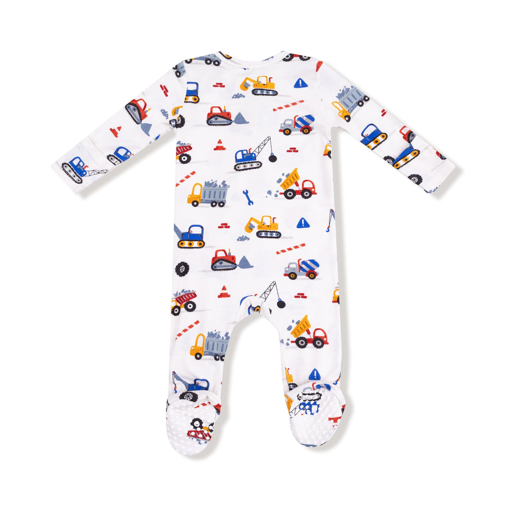 Crayon Construction - 2 Way Zipper Footie