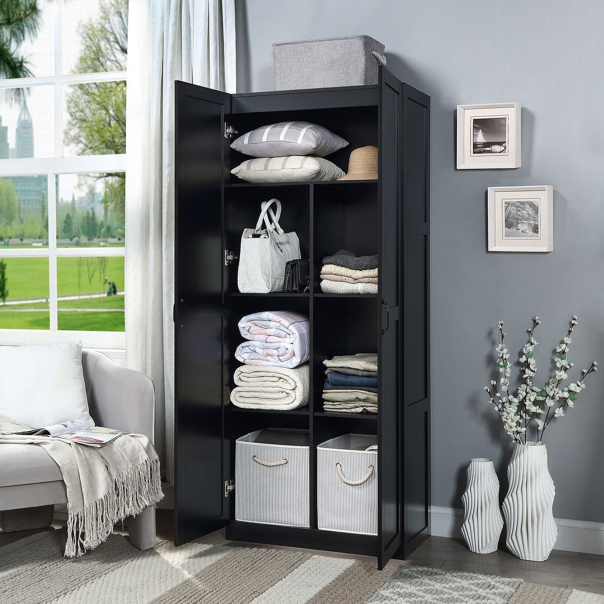 Hopkins - Storage Cabinet With 7 Shelves