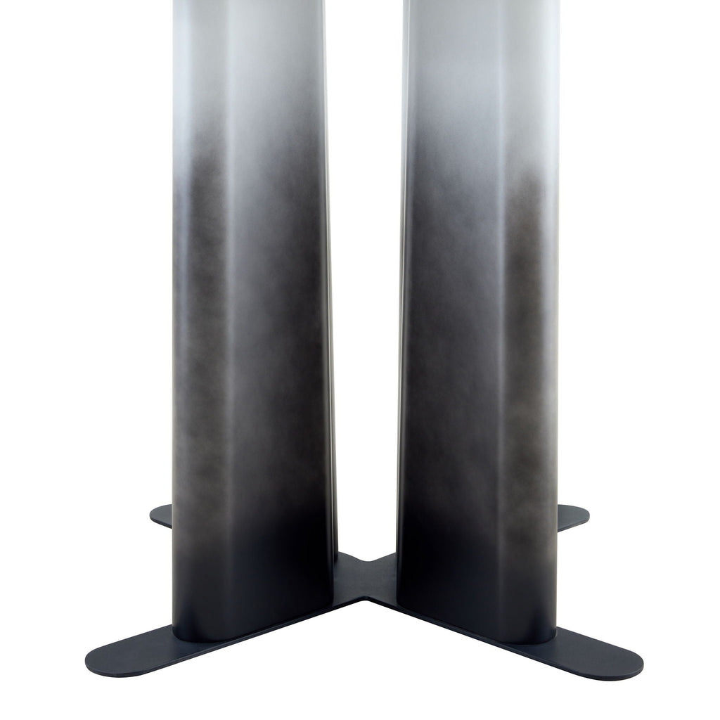 Round Dining Table With Cross Base, Modern Home Furniture