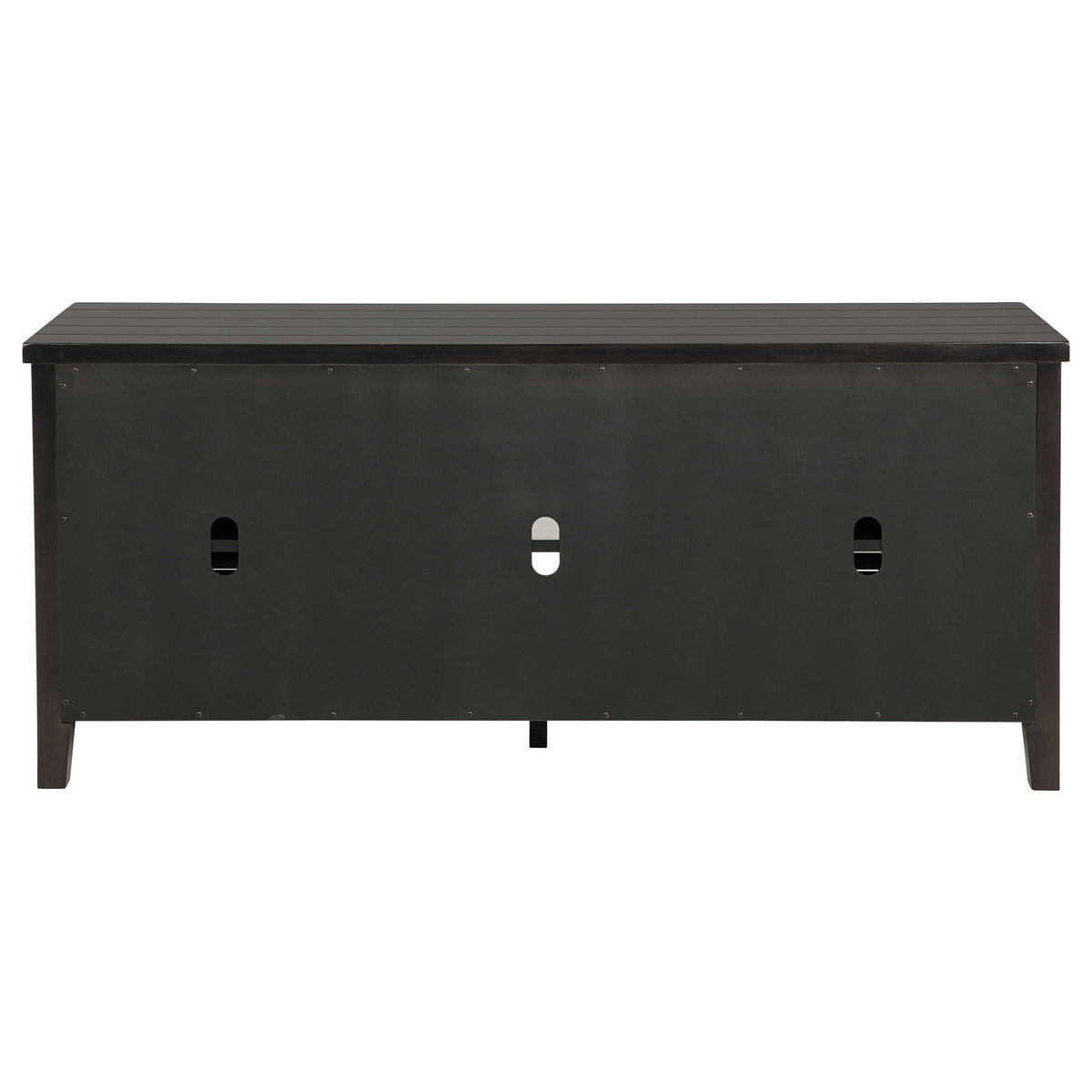 Sutter - 2 Door TV Stand With Mission Design - Dark Brown