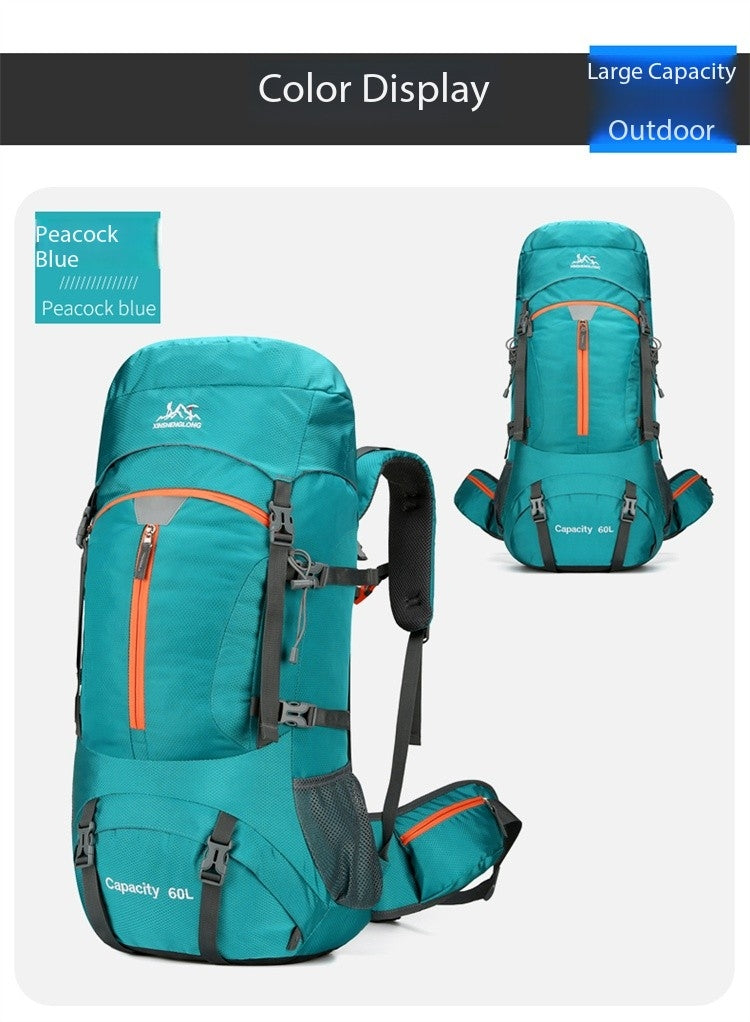 New Outdoor Mountaineering Bag Large Capacity Lightweight Waterproof Professional Hiking Camping Backpack