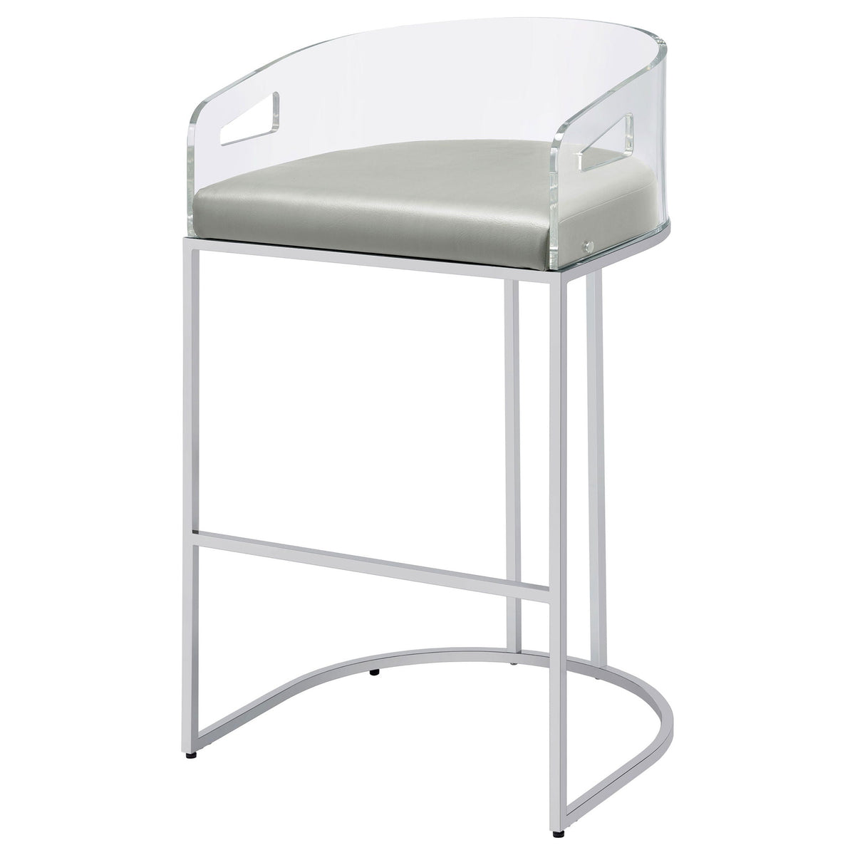 Mello - Upholstered Bar Chair (Set of 2) - Gray
