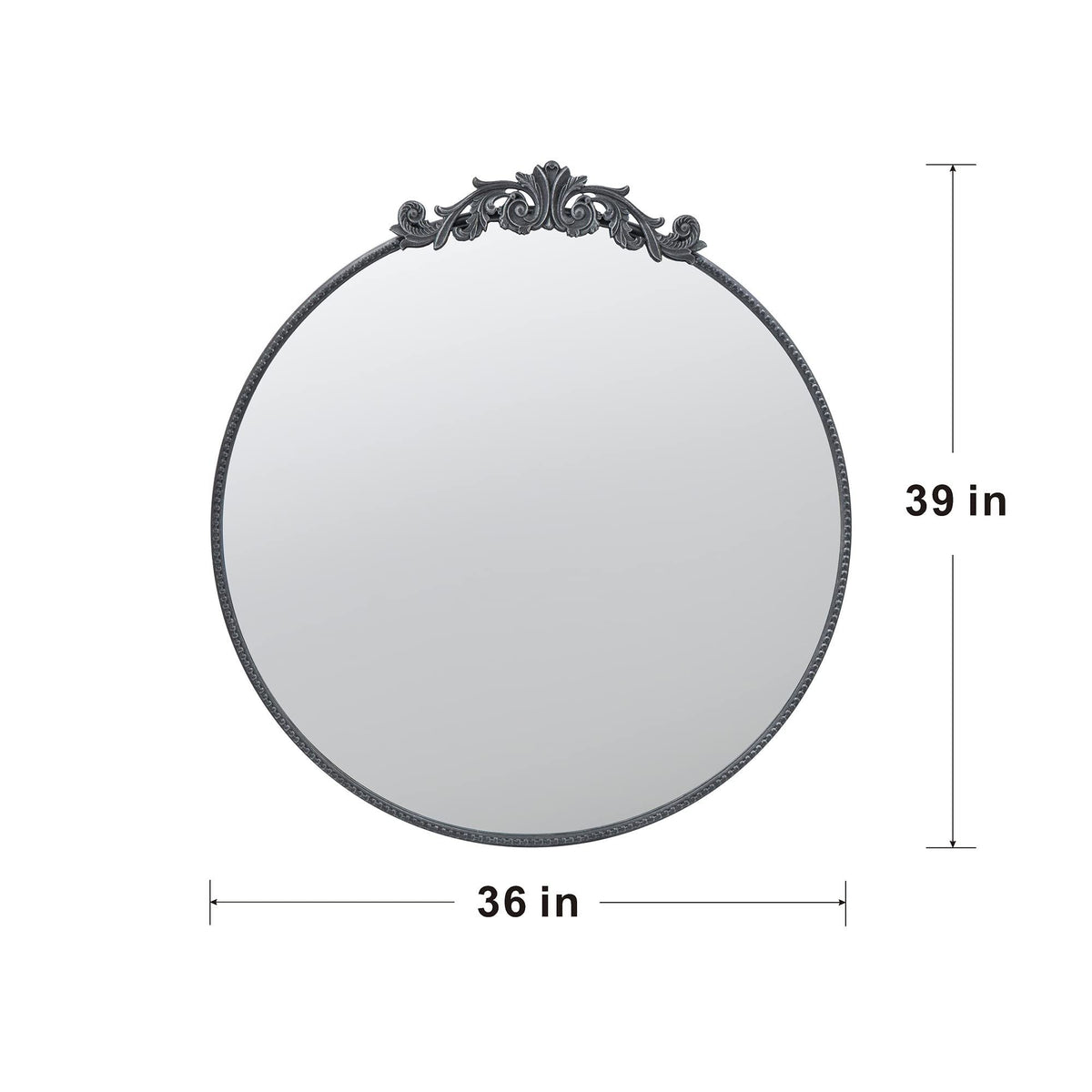 Classic Design Mirror With Baroque Inspired Frame