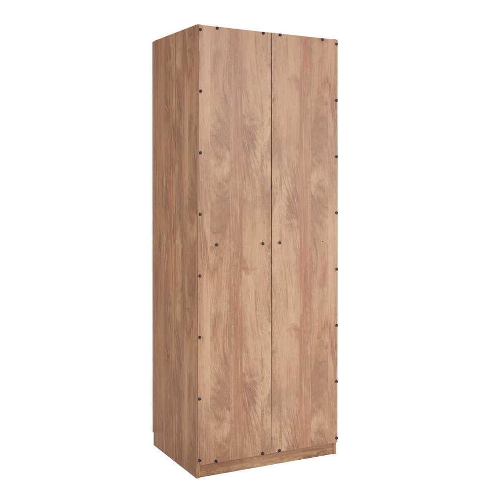 Lee - Free Standing Wardrobe Closet With Adjustable Shoe Shelves