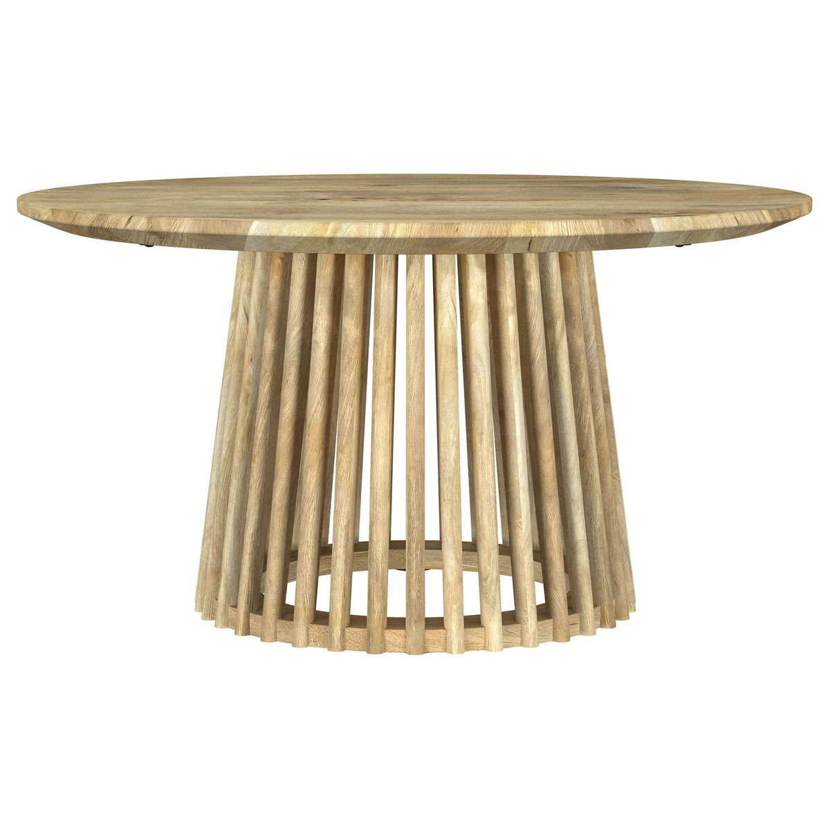 Diana - 2 Piece Round Coffee And End Table Set - Natural