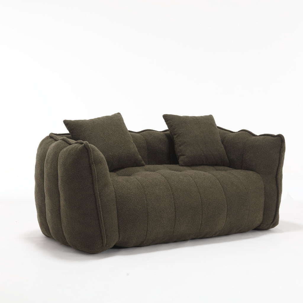 Cozy Beanbag Chair With High Resilience Foam Core For 2