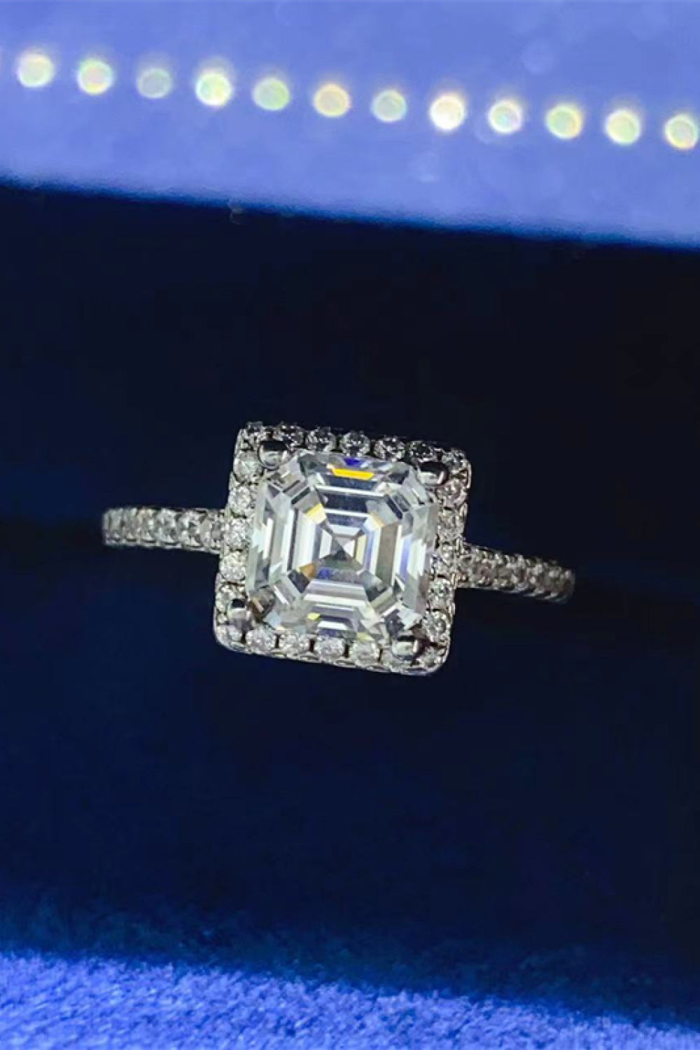 2 Carat Sparkala™ Platinum Over Pure Sterling Silver Ring