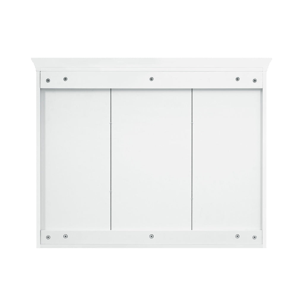 Wall Mount Mirror Cabinet With Adjustable Shelves, Soft Closing Hinges