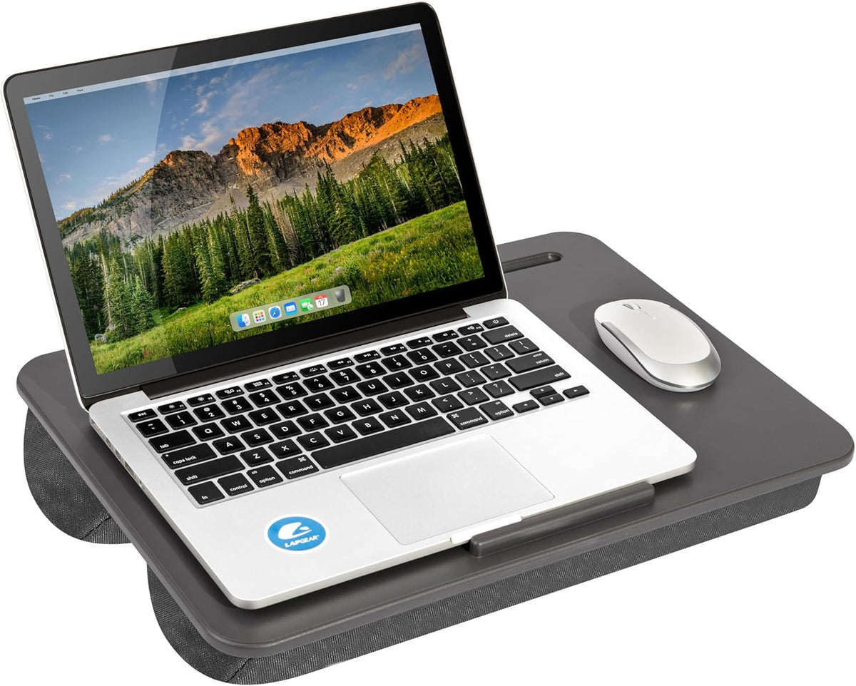 Original Lap Desk – Fits up to 17” Laptops – Charcoal – Style No.