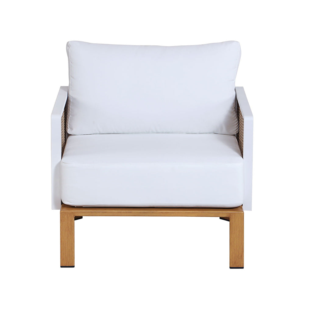 Vine - 4 Piece Outdoor Conversation Set - White