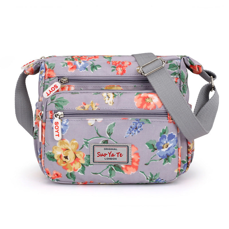 Printed Shoulder Bag Lightweight Outdoor Simplicity Travel