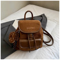 Preppy-style Commuter Backpack Fashionable And Vintage Travel Bag
