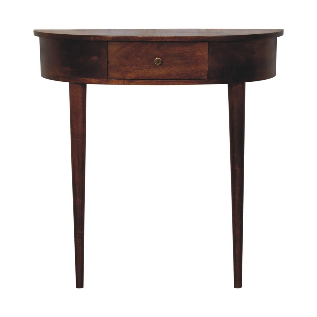 Backless Mounted Console - Brown