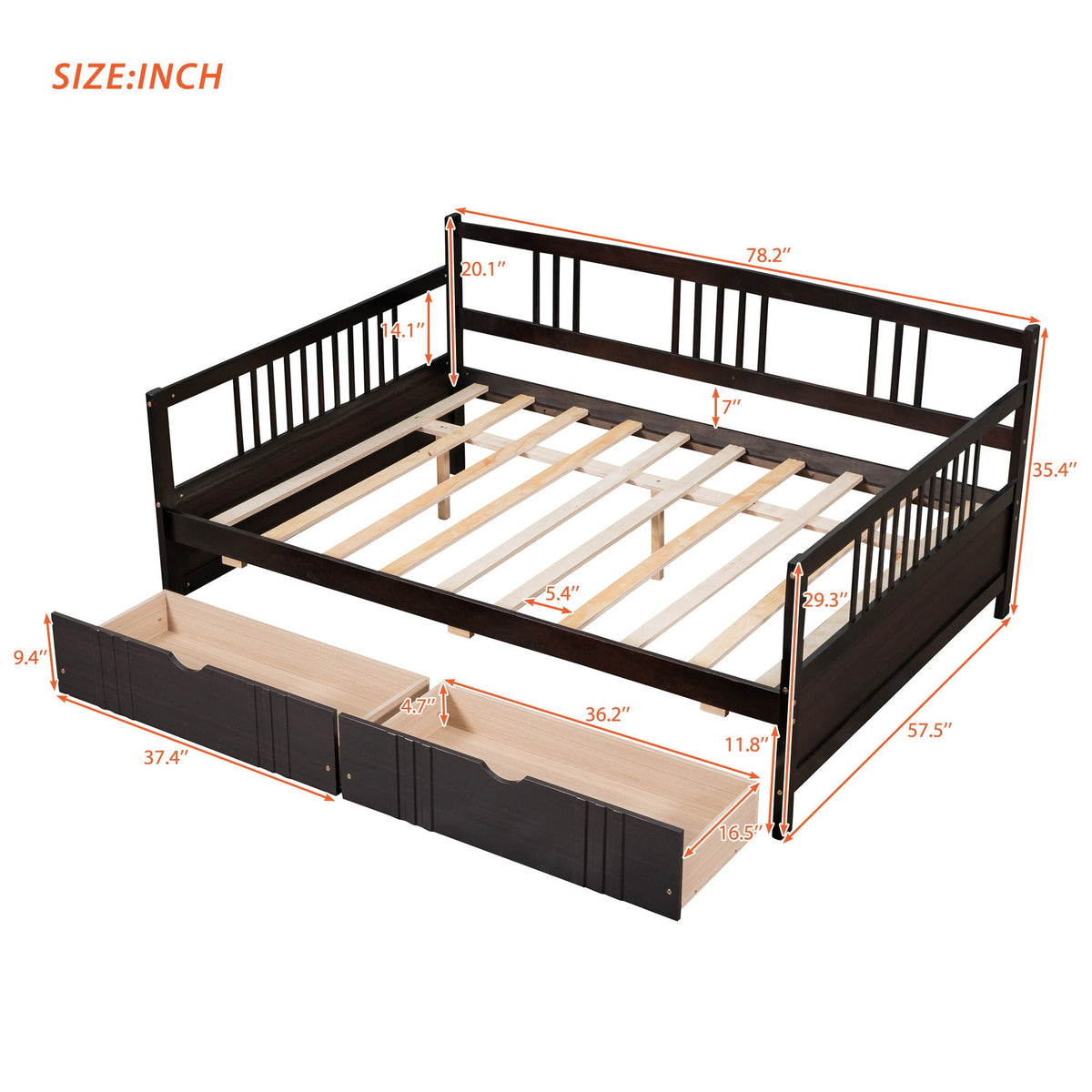 Multifunctional Modern Daybed