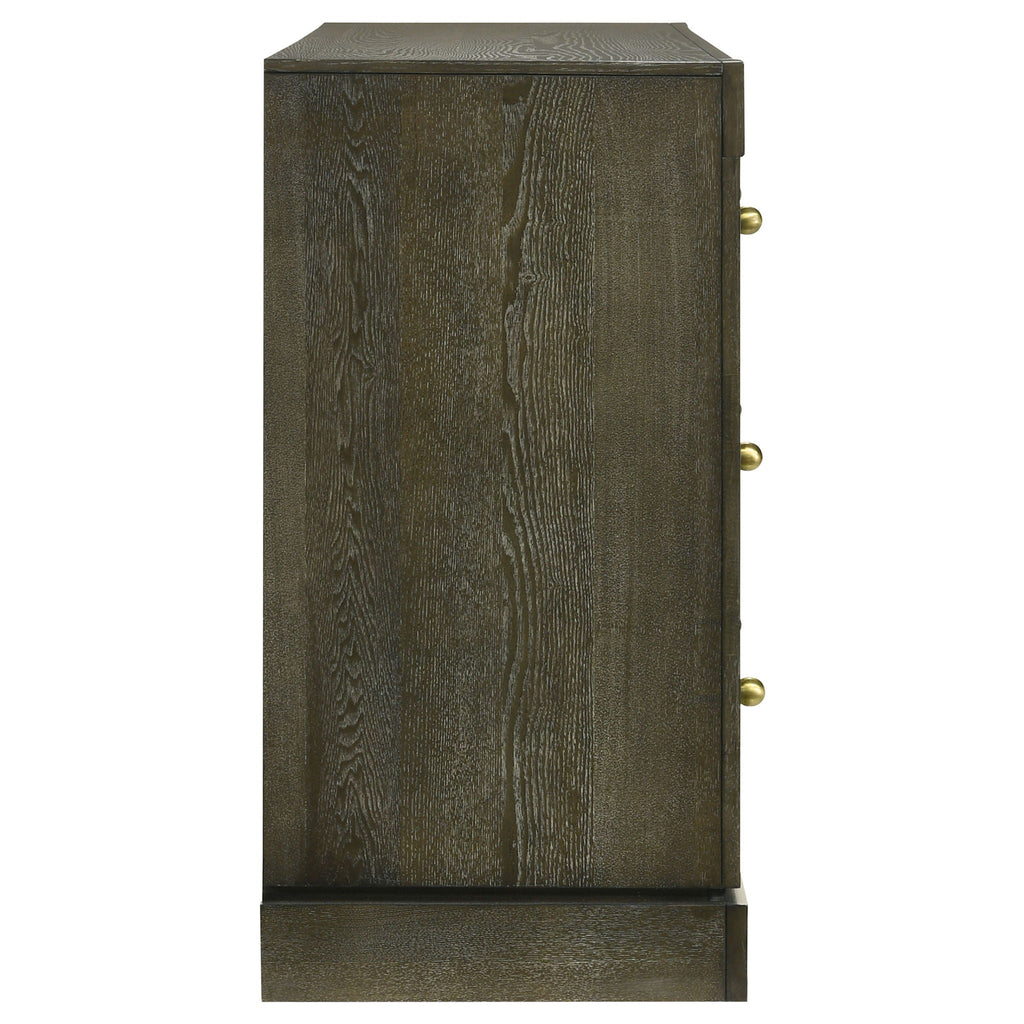 Sundance - 6 Drawer Dresser Cabinet - Dark Brown