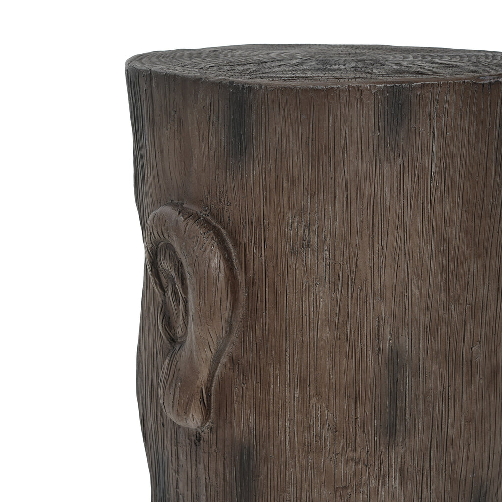 Outdoor Side Table Easter Island Moai Statue Pedestal