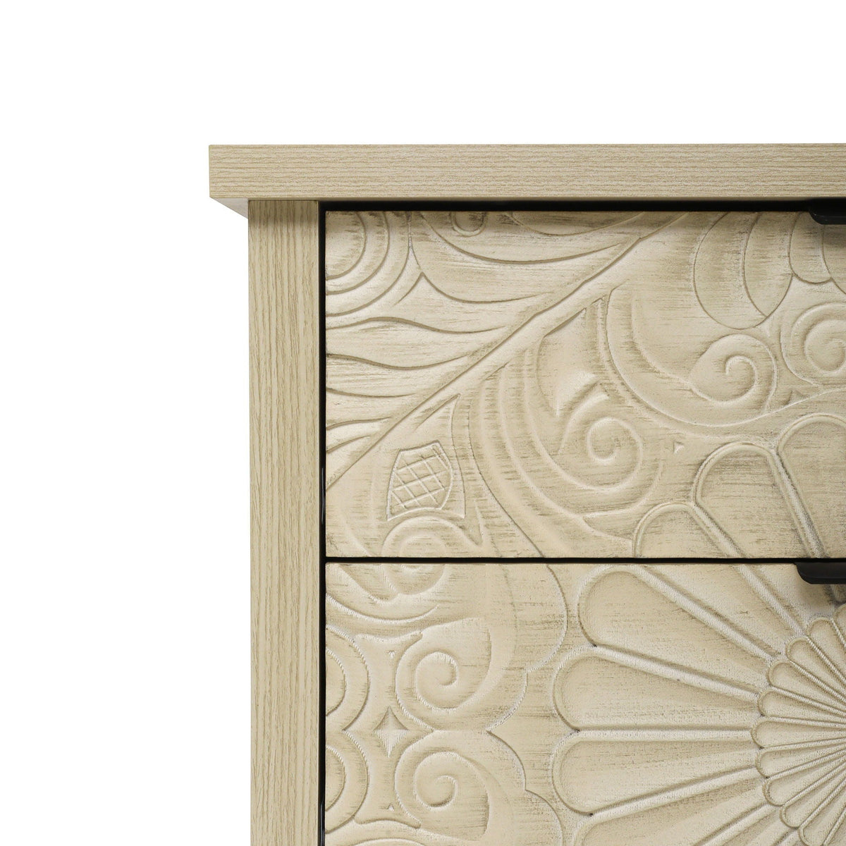 3 Drawer Cabinet - Natural Wood Finish