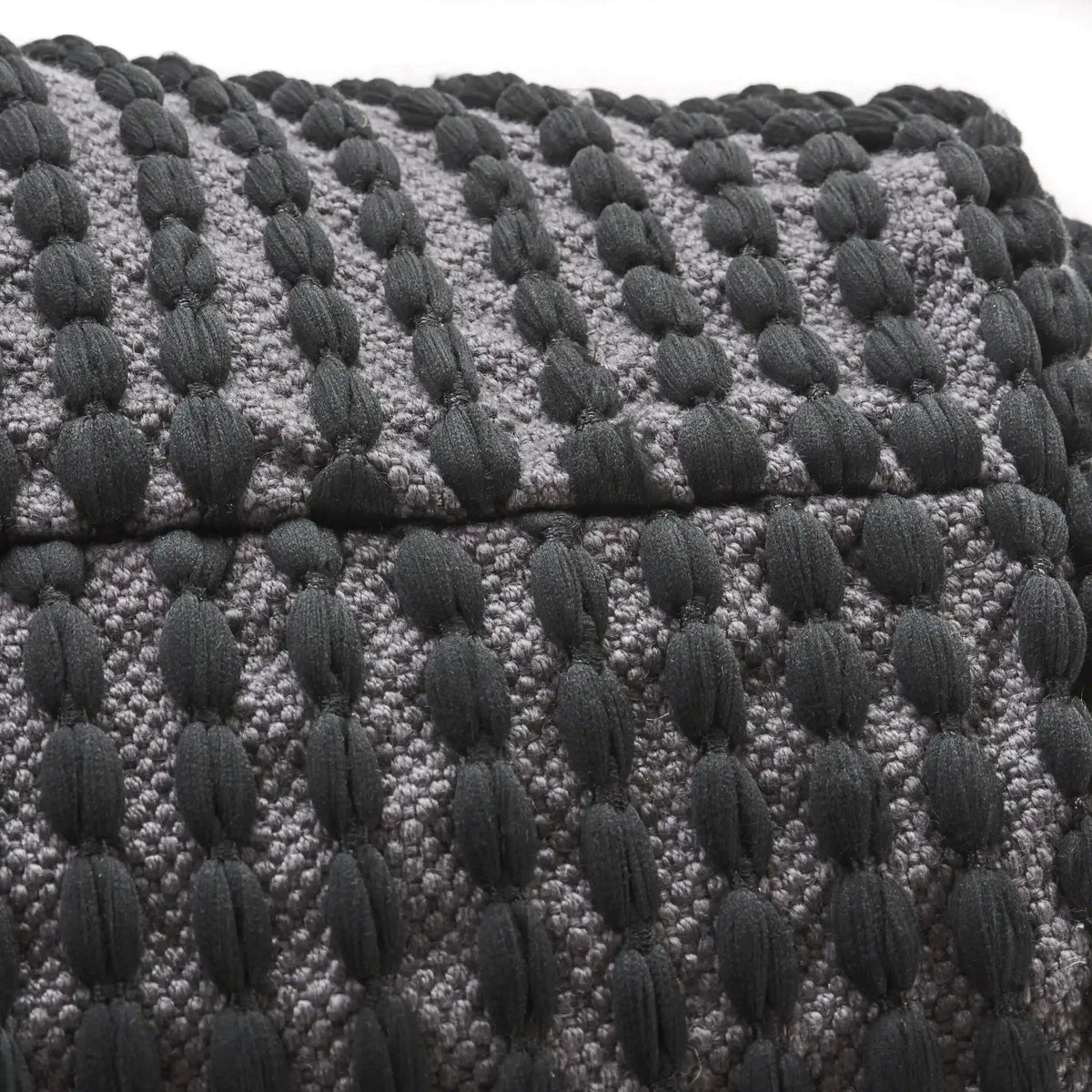 River Handcrafted Cylindrical Pouf in Water Resistant Fabric