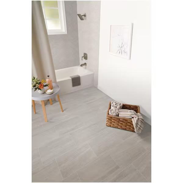 Open Box Daltile Nova Falls Gray 10 in. x 12 in. Glazed Ceramic Hexagon Mosaic Tile (9.72 sq. ft./Case)