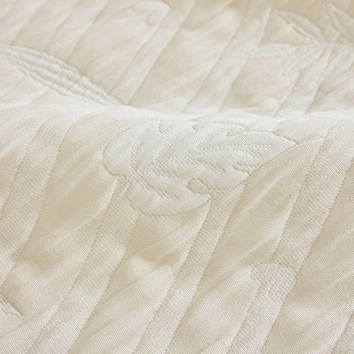 Soft Breathable Sofa Cover Blanket,Botanical Embossed Furniture Protector Throw Cover