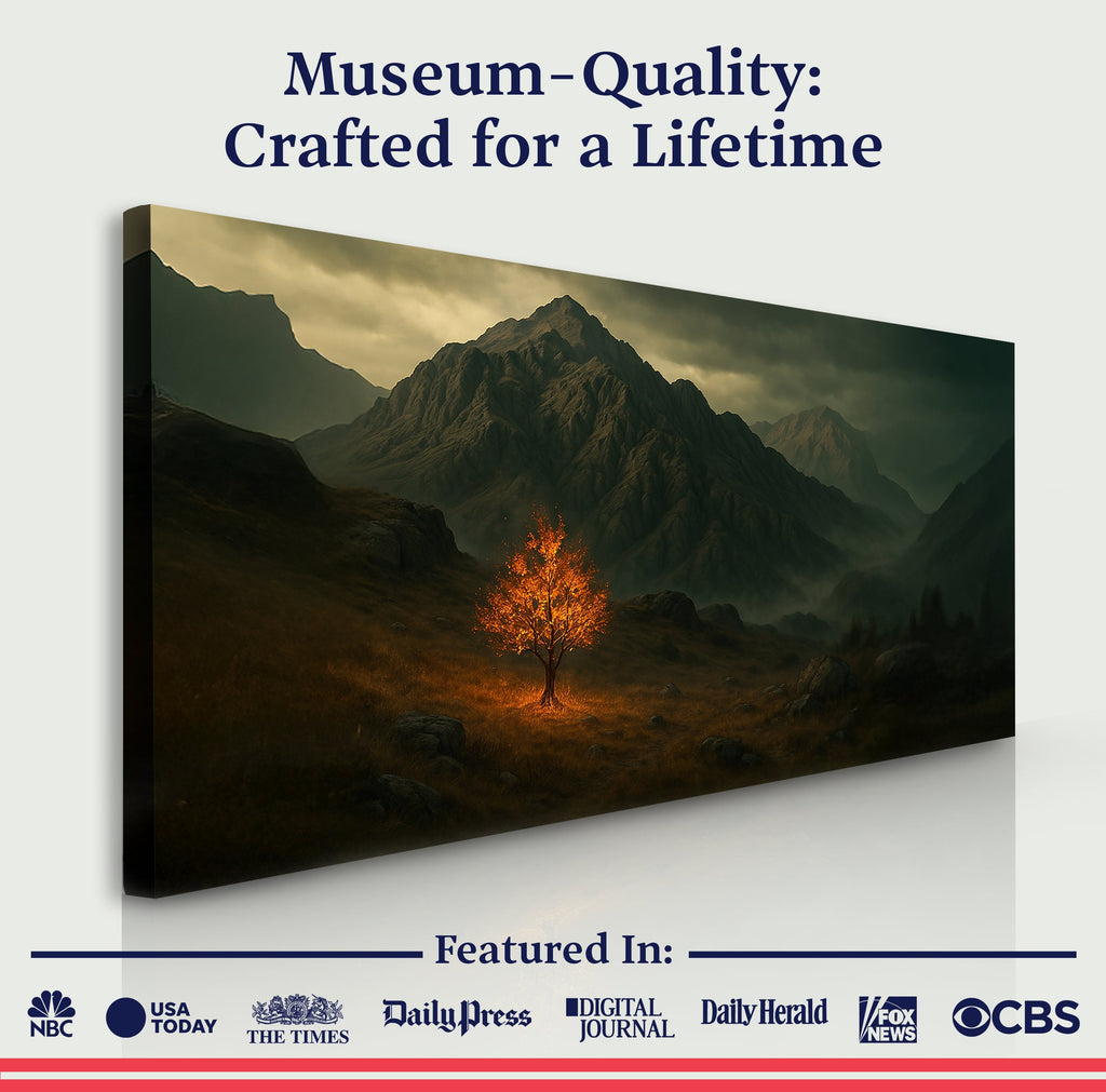 Burning Bush - Faith Wall Art V