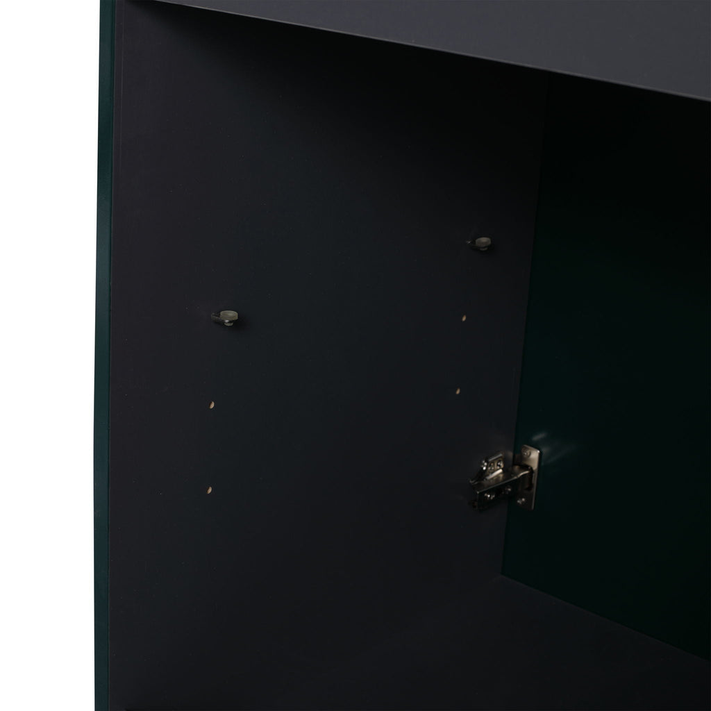 Contemporary Freestanding Bathroom Vanity With Resin Sink & Soft-Close Cabinet Doors