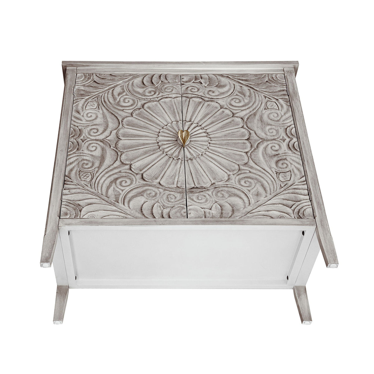 2 Door Cabinet, Suitable For Bedroom - Light Gray