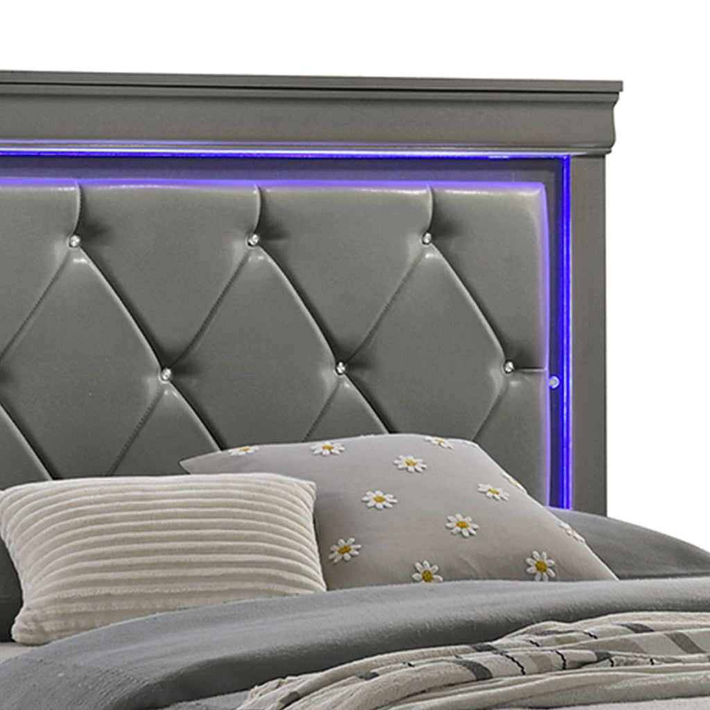 Blaze - Bed With LED Headboard
