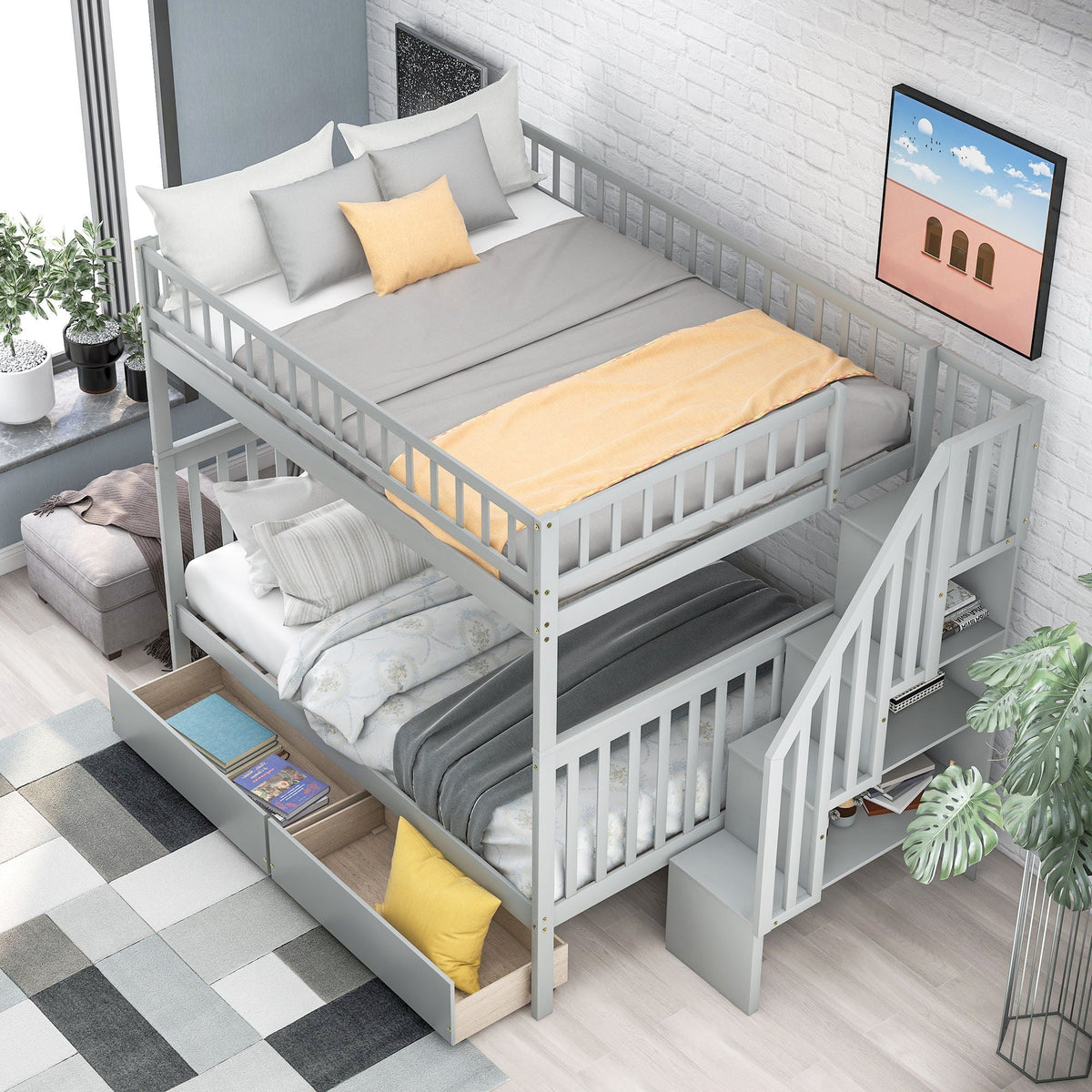 Bunk Bed With Staircase