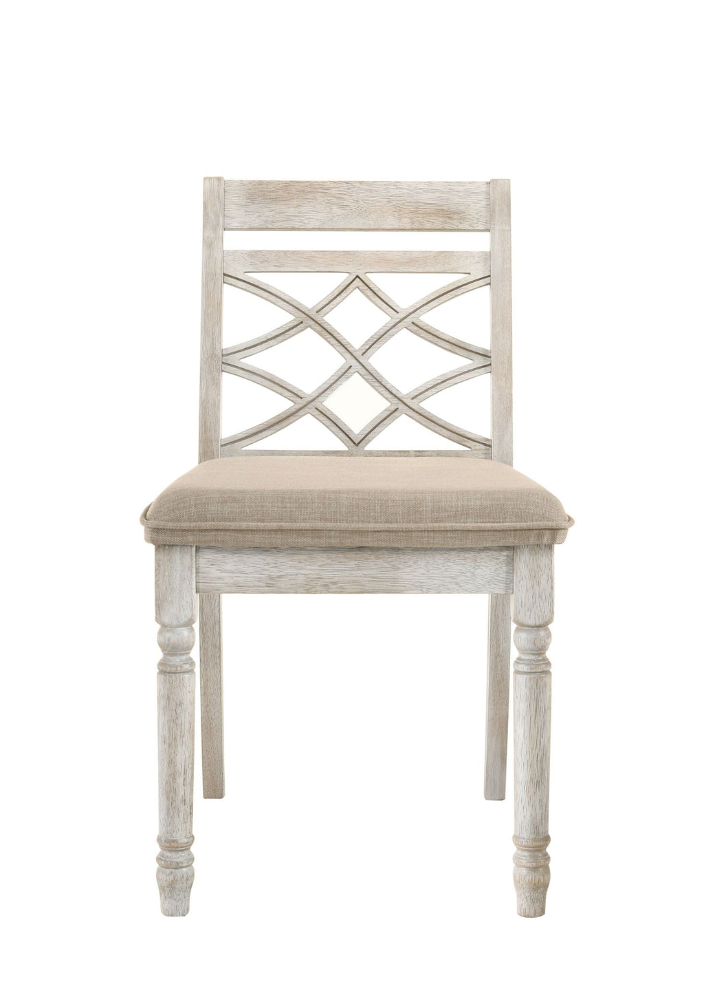 Havanna - Wide Chair With Cushion (Set of 2) - Off White