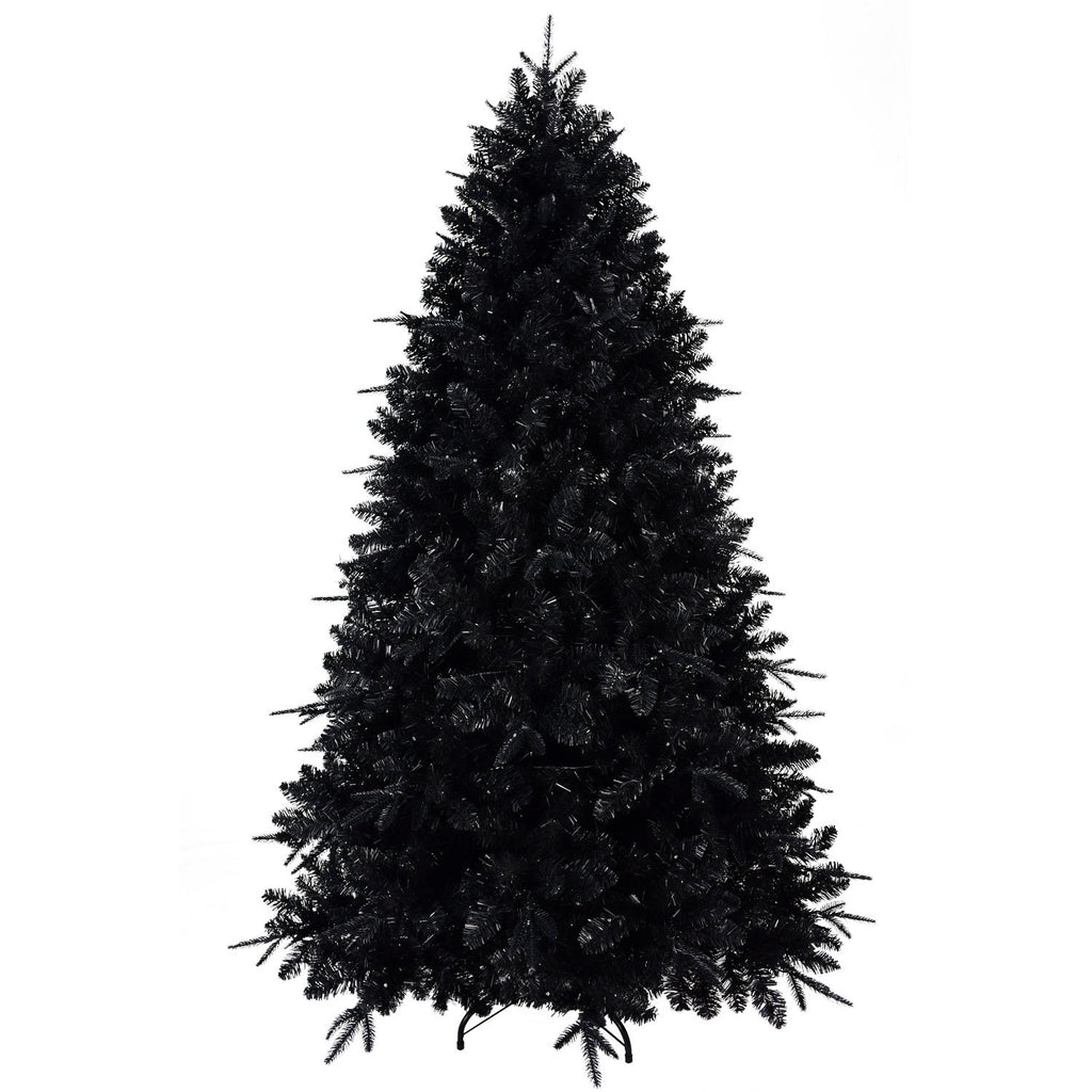 The 6-Foot Pre-Lit Black Christmas Tree