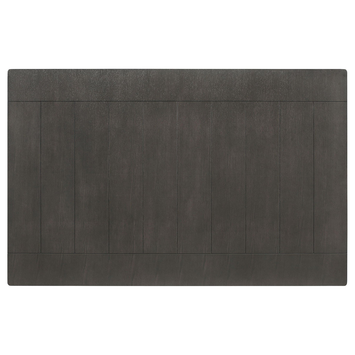 Dexter - Rectangular Plank Top Dining Table - Dark Gray