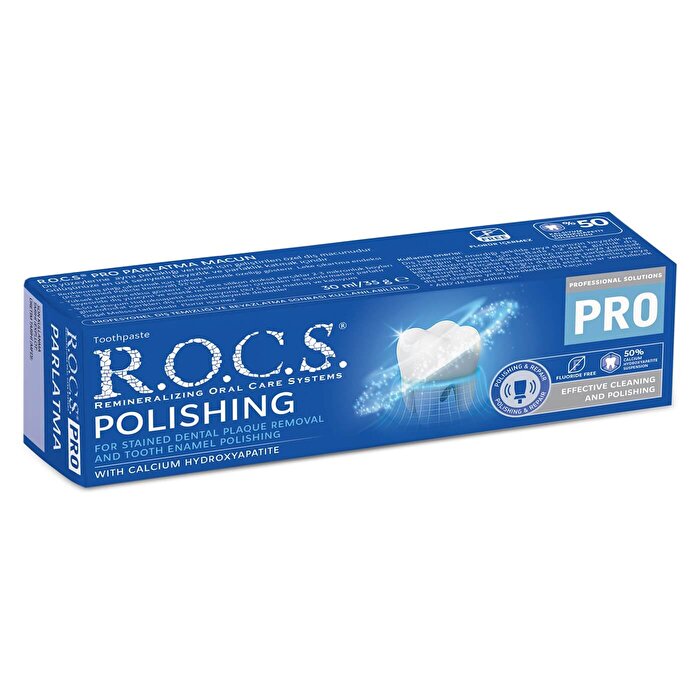 ROCS Natural Toothpaste - Sodium Fluoride | 3.4 oz Tube