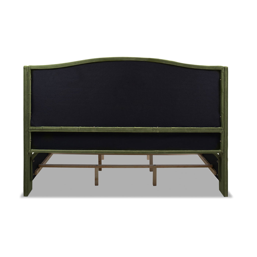 Marcella - Upholstered Shelter Headboard Bed Set