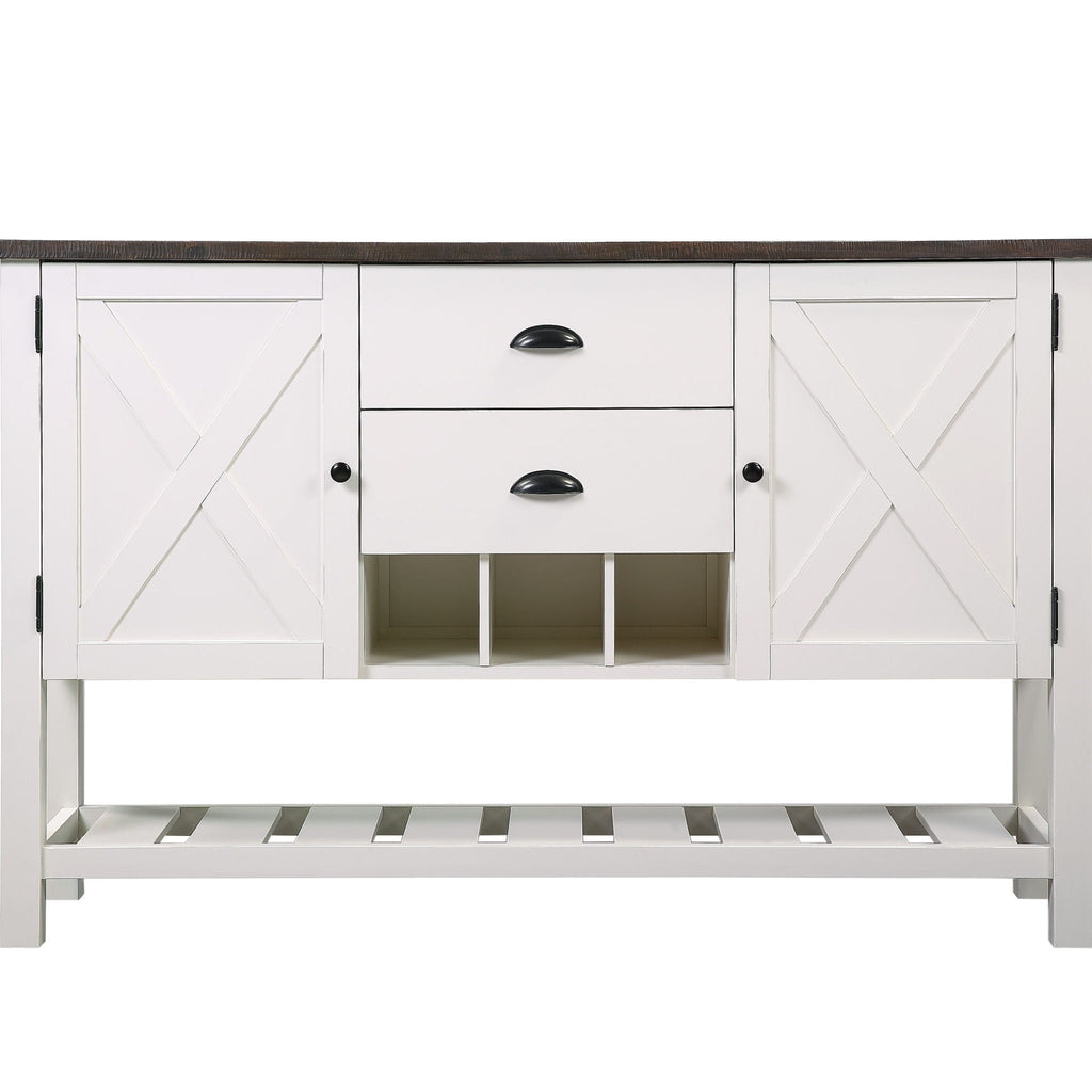 2 Drawer Server - Brown
