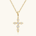 Sparkala™ Cross Pendant Necklace (18k Gold over Fine Sterling Silver)