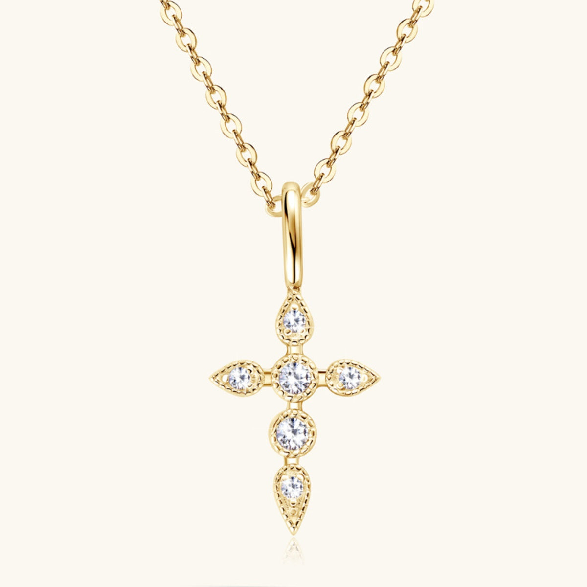 Sparkala™ Cross Pendant Necklace (18k Gold over Fine Sterling Silver)