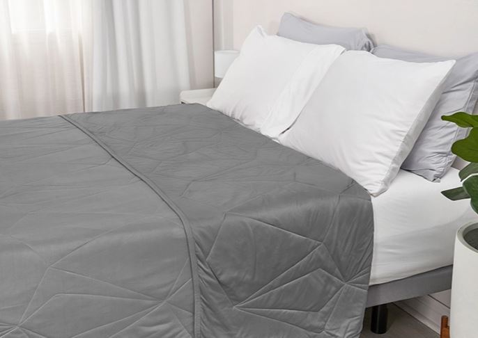 BedGear Cooling Blanket, Grey - King