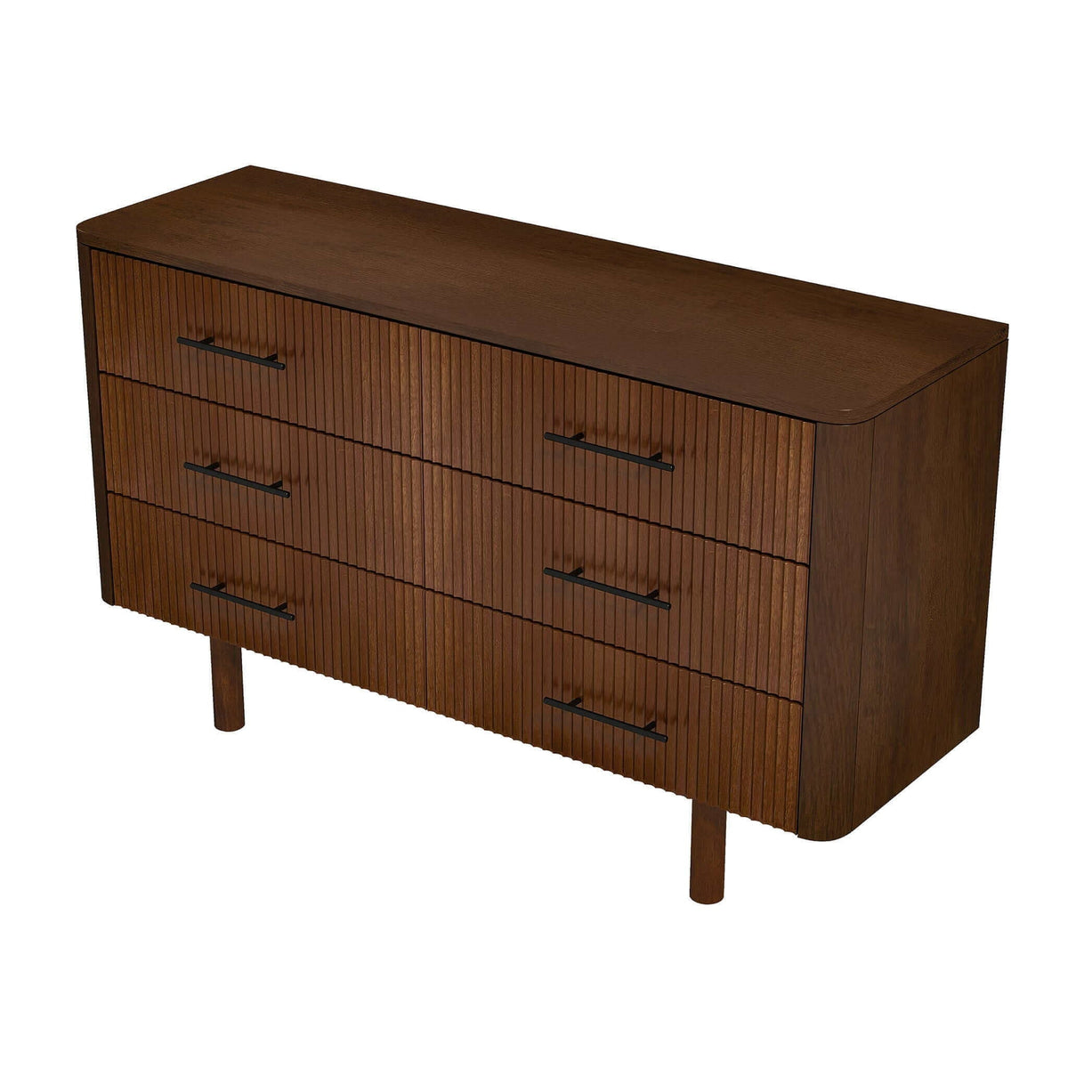Logan - Dresser With 6 Drawers - Brown