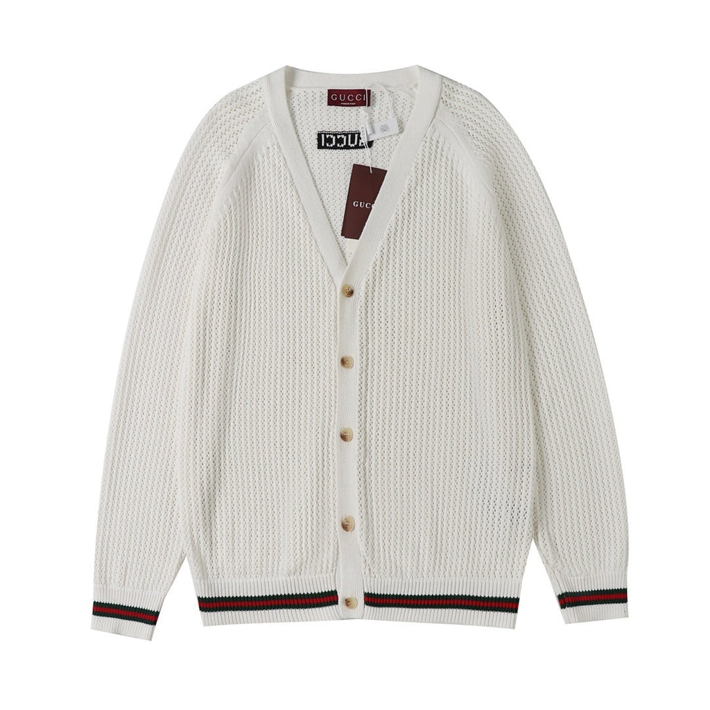 Gucci Sylvie Web-stripe cardigan