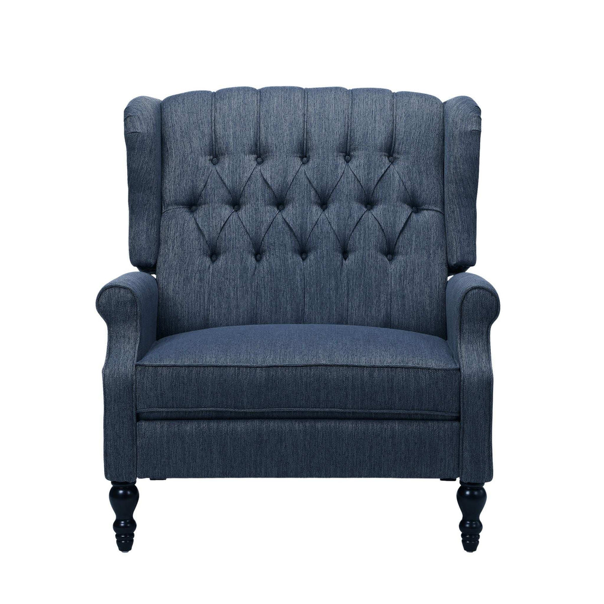 Dunham Contemporary Fabric Tufted Oversized Pushback Recliner