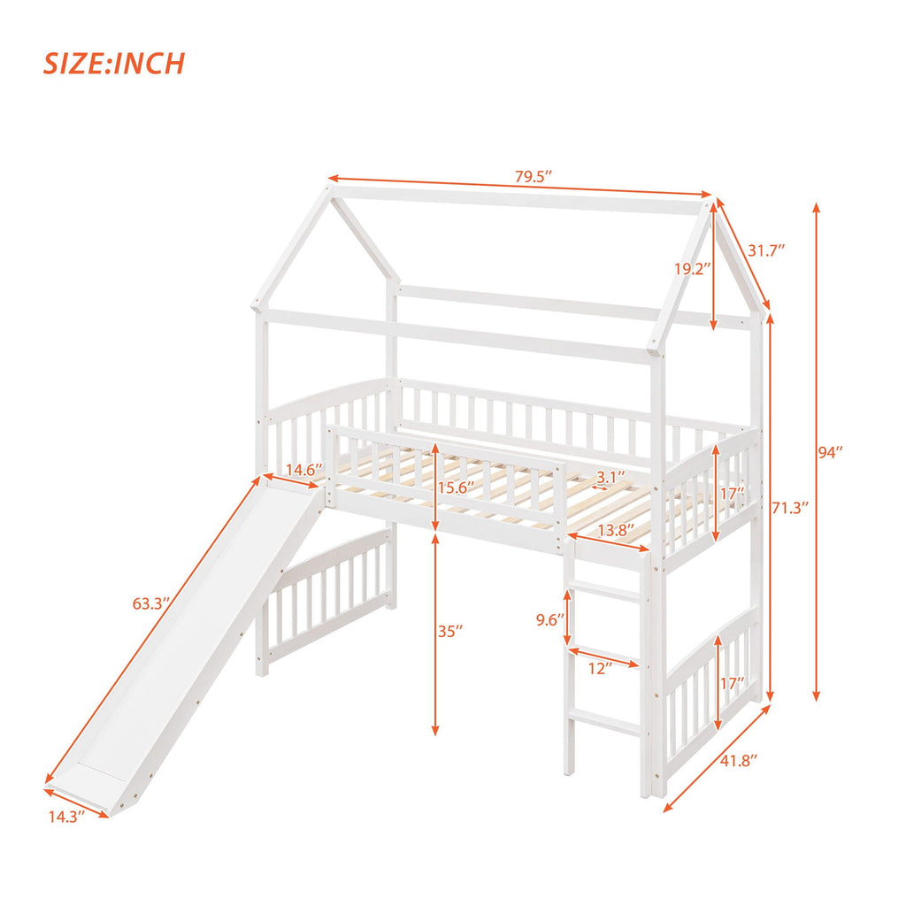 Loft Bed With Slide